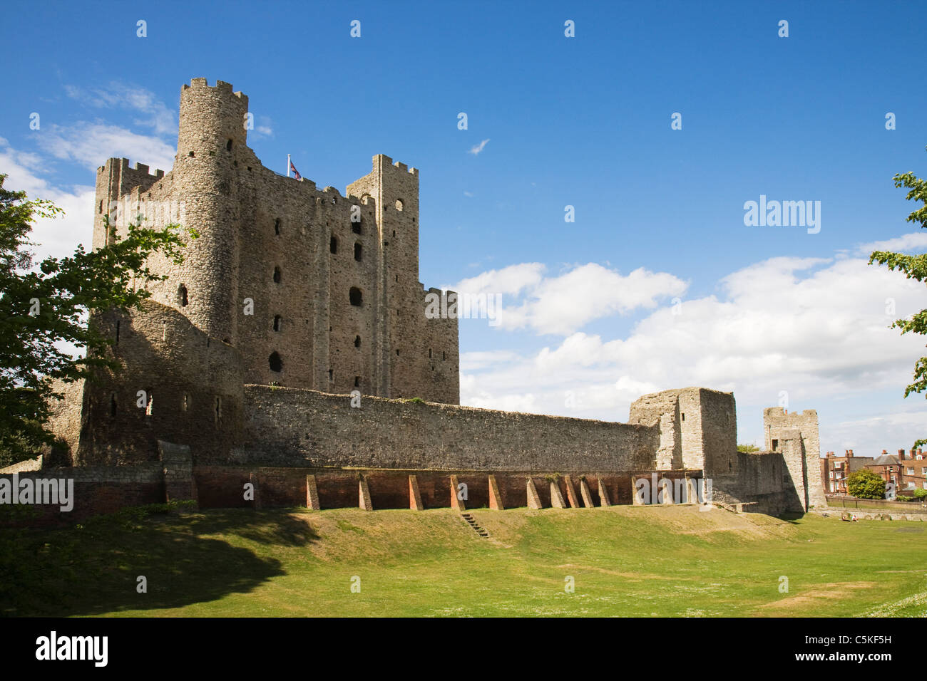 Rochester Castle, Rochester, Kent, England Stock Photo - Alamy