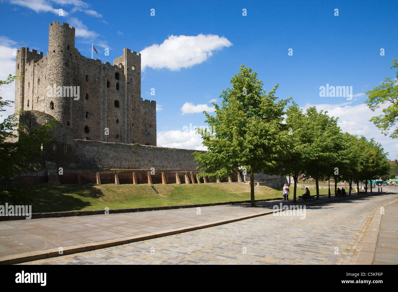 Rochester castle, Rochester, Kent, England, UK Stock Photo - Alamy