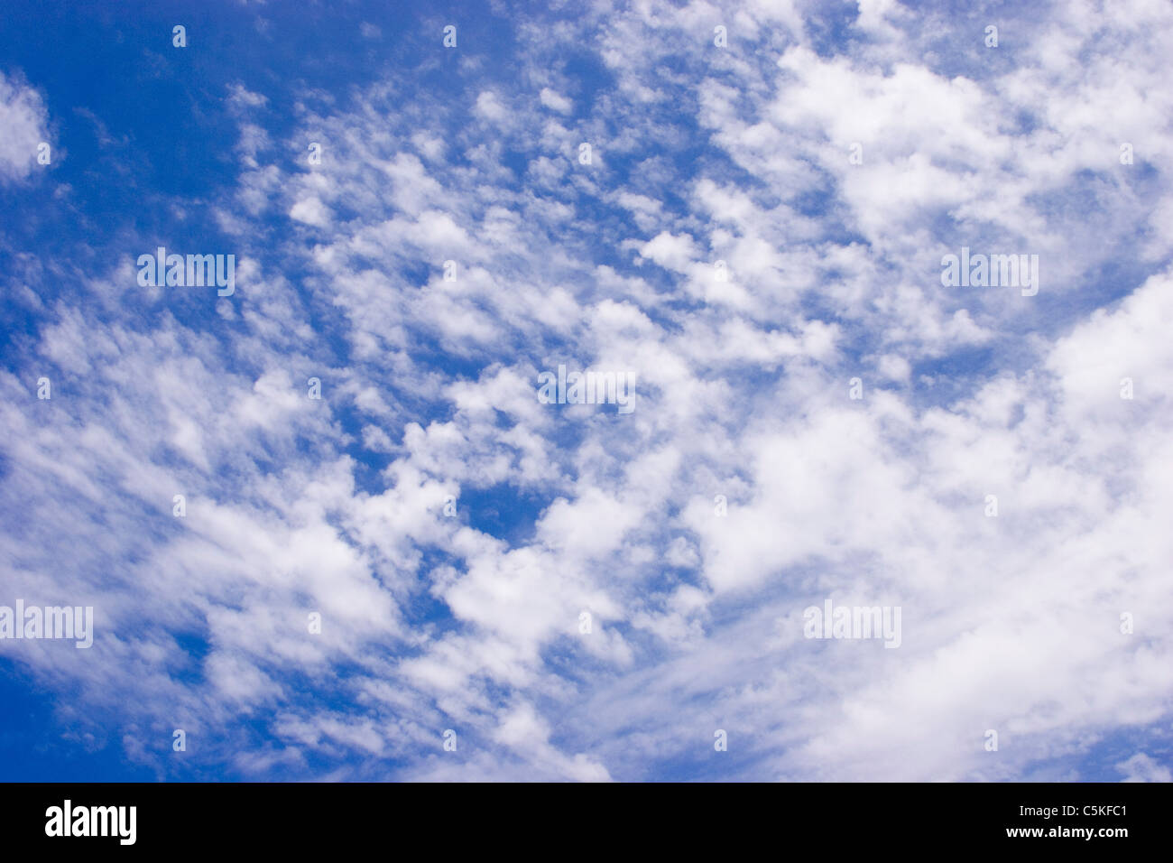 Cirrocumulus clouds, Taos, New Mexico Stock Photo
