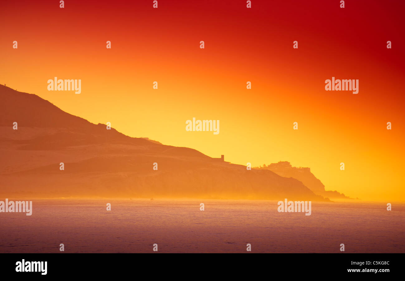 Wonderful sunrise over Baja California, Mexico Stock Photo - Alamy