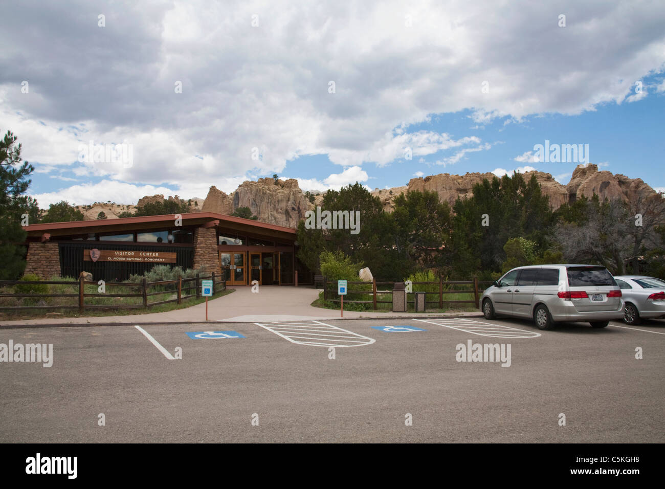El Morro National Monument Visitor Center in New Mexico Stock Photo