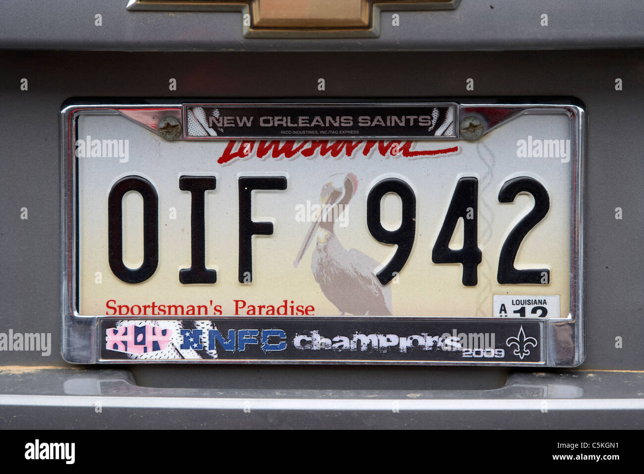 Louisiana license plate hires stock photography and images Alamy