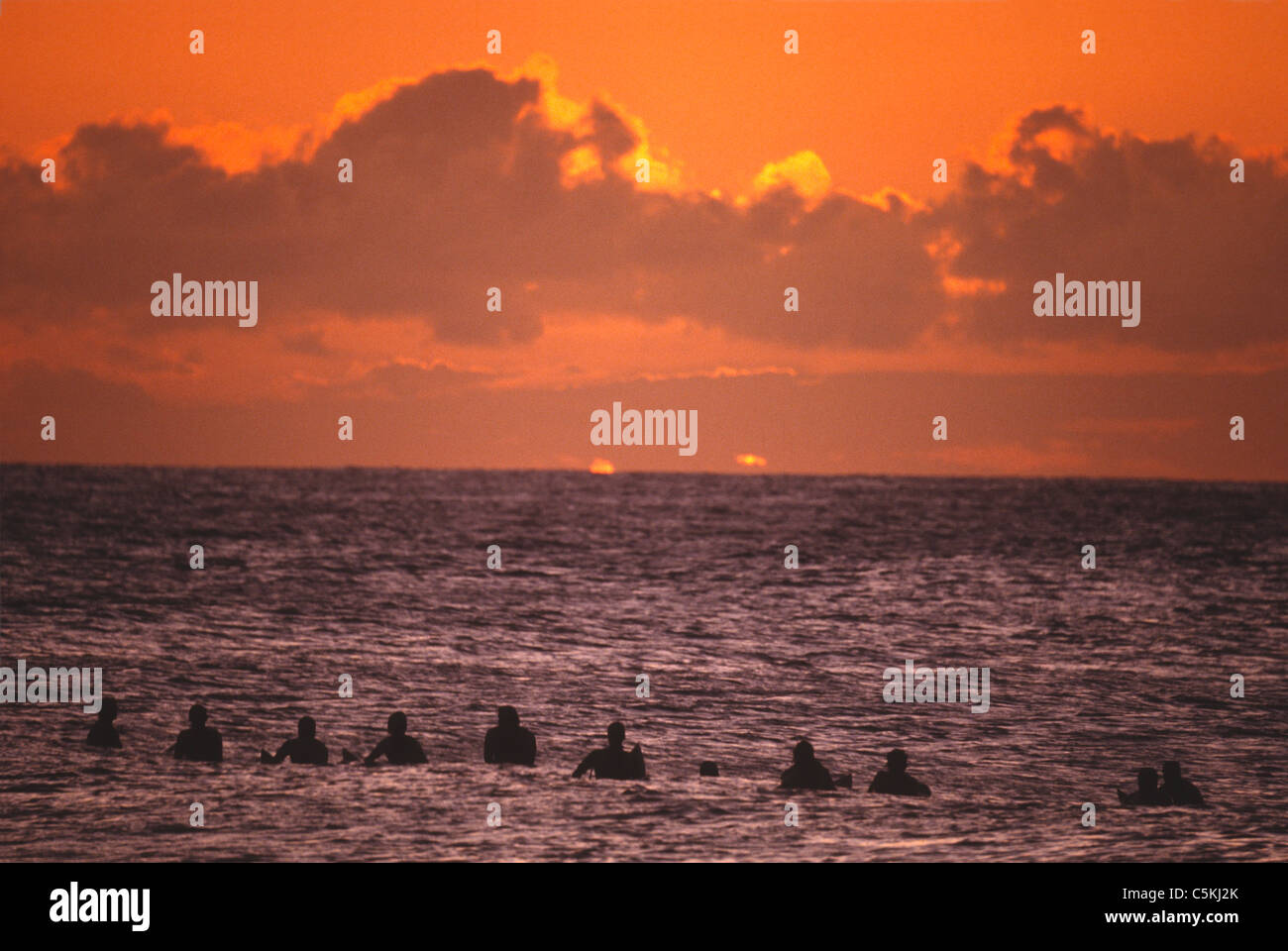 surfers, Oahu HI Stock Photo - Alamy