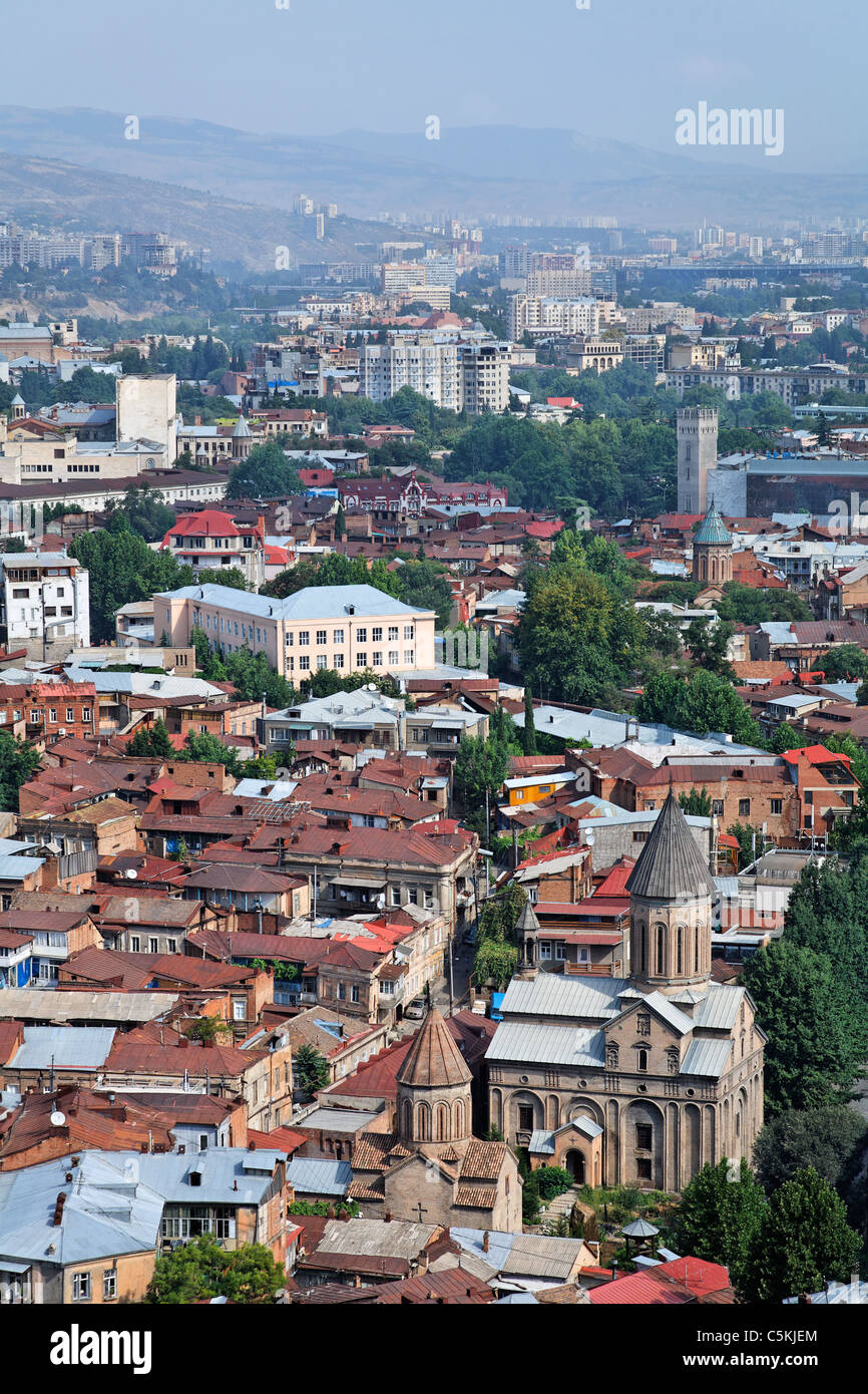 Georgia - Tbilisi - city view Stock Photo