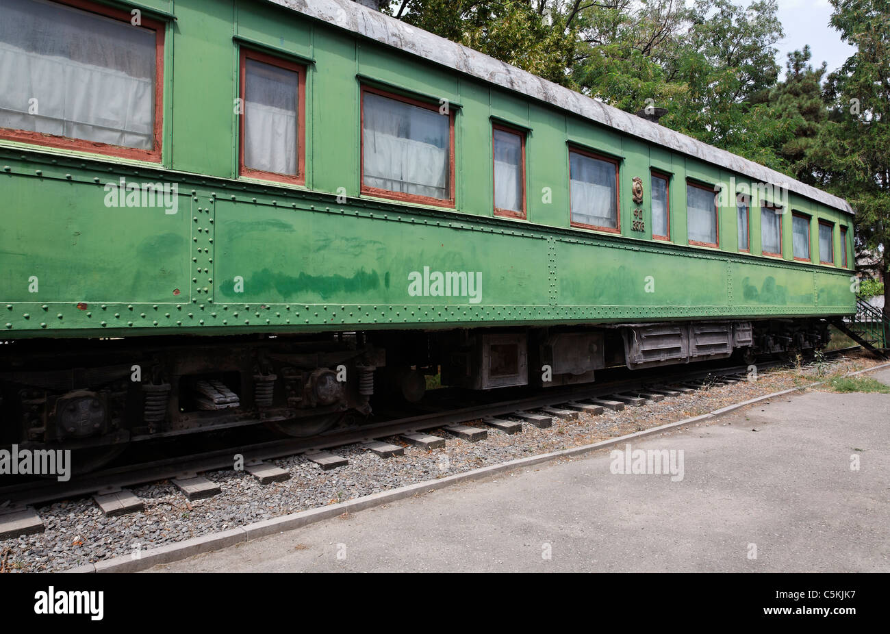 Georgia - Gori - Stalin Museum - Stalin's railway carriage Stock Photo ...