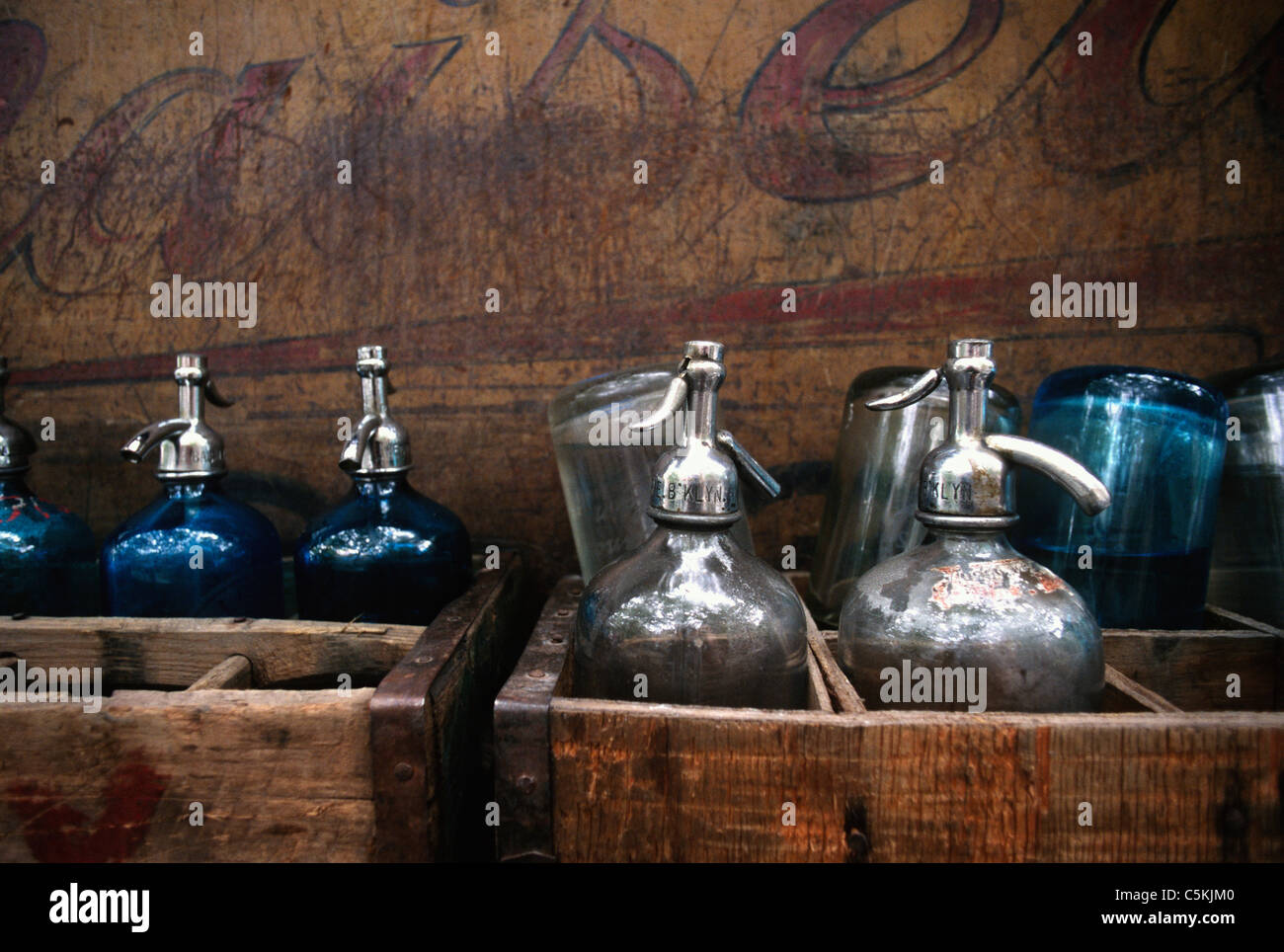 Seltzer bottles on truck hires stock photography and images Alamy