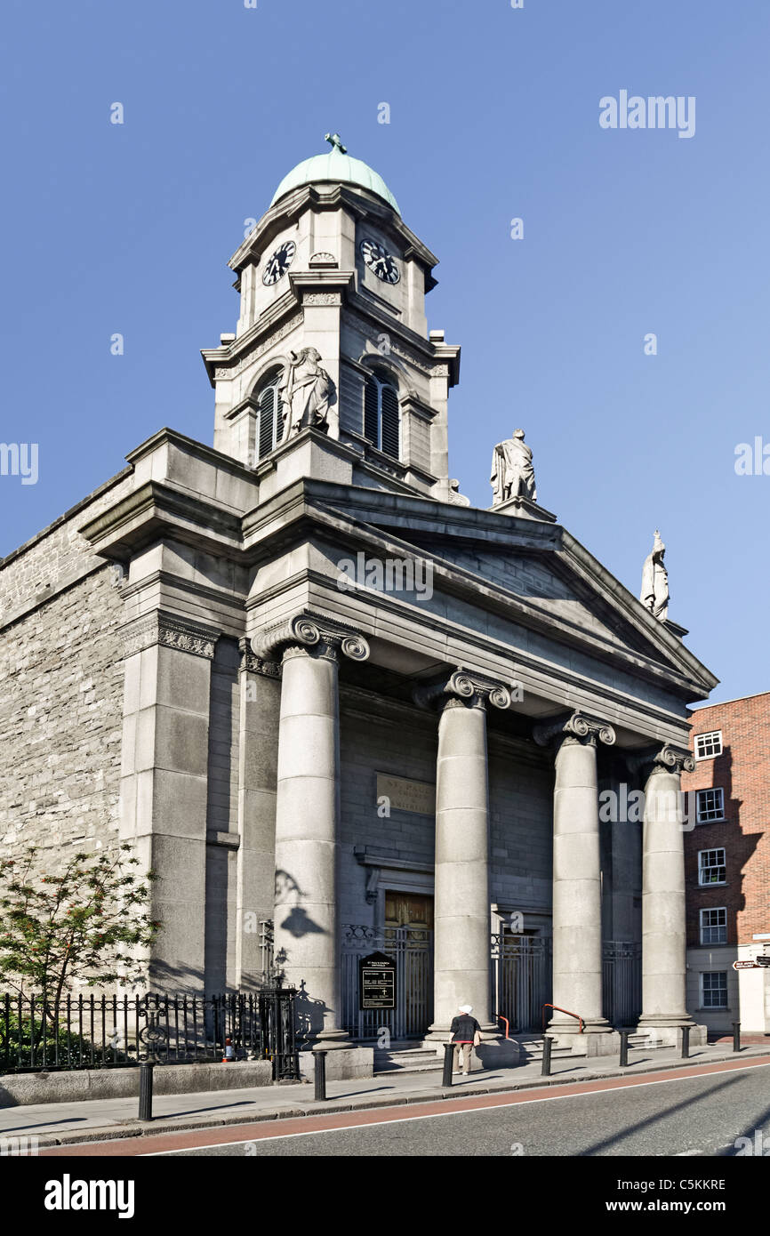 St Paul's Roman Catholic Church (1837), Arran Quay, Dublin, Republic of Ireland, Stock Photo