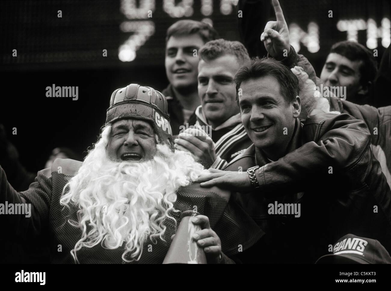 Philadelphia Eagles vs. New York Giants. Fans support on NFL Game.  Silhouette of supporters, big screen with two rivals in background Stock  Photo - Alamy