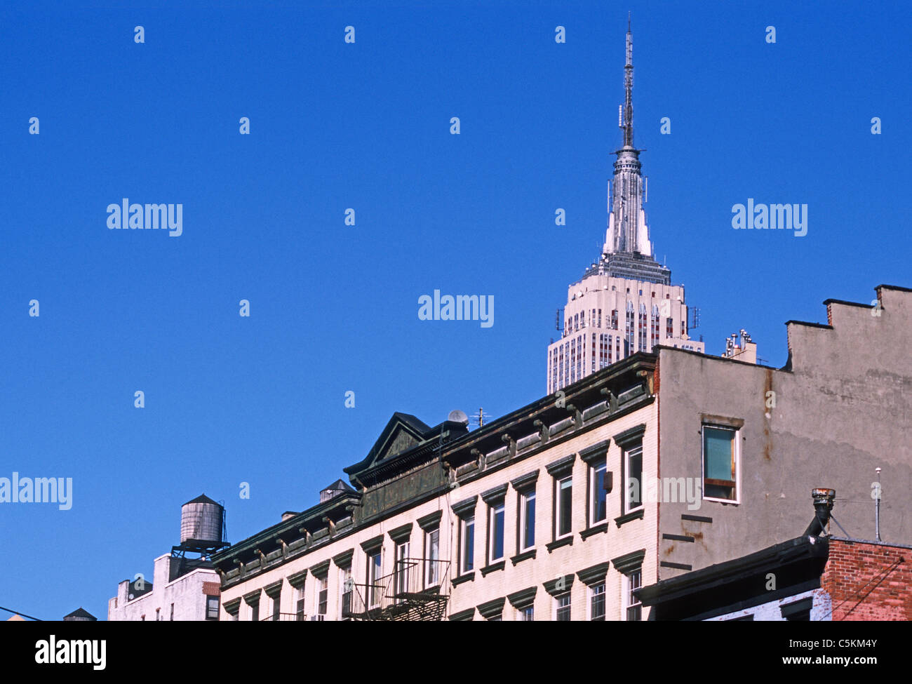 Empire State Building, apartment buildings, NYC Stock Photo Alamy