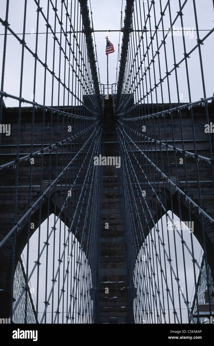 brooklyn bridge, NYC Stock Photo