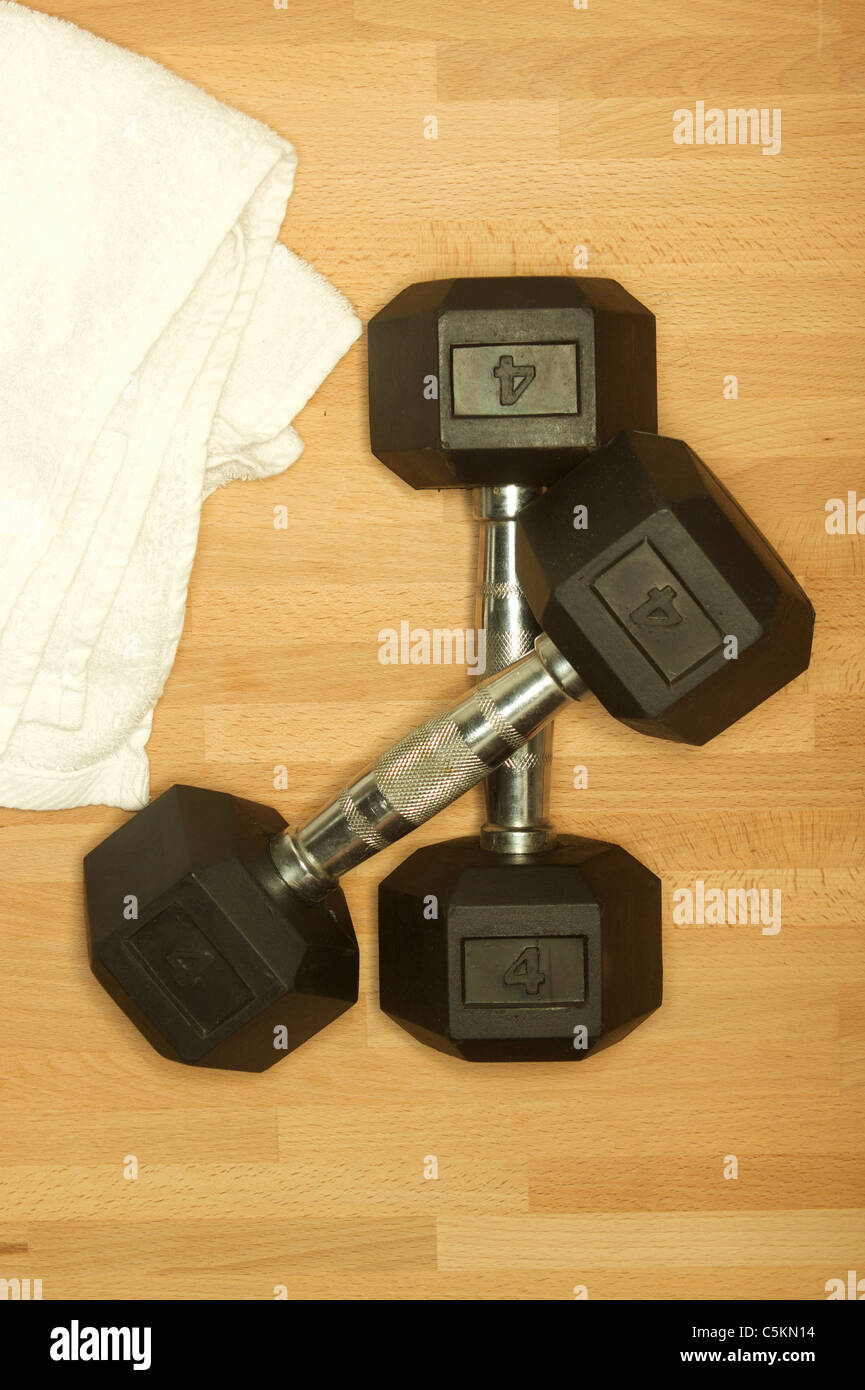 Gym and exercise equipment in the gym Stock Photo Alamy