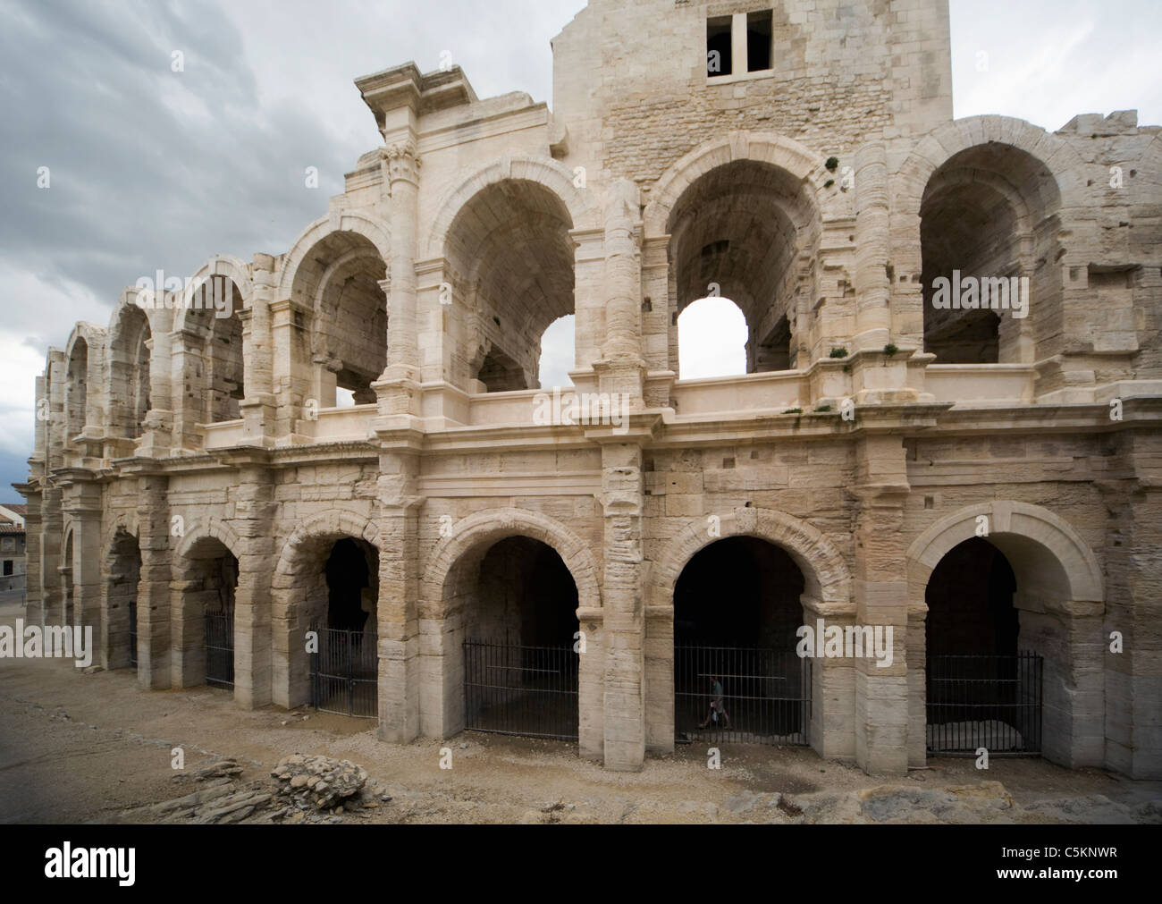 Roman Arena at Arles, France Stock Photo
