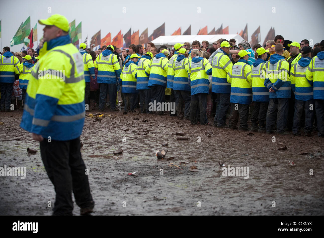 Glastonbury festival security hires stock photography and images Alamy