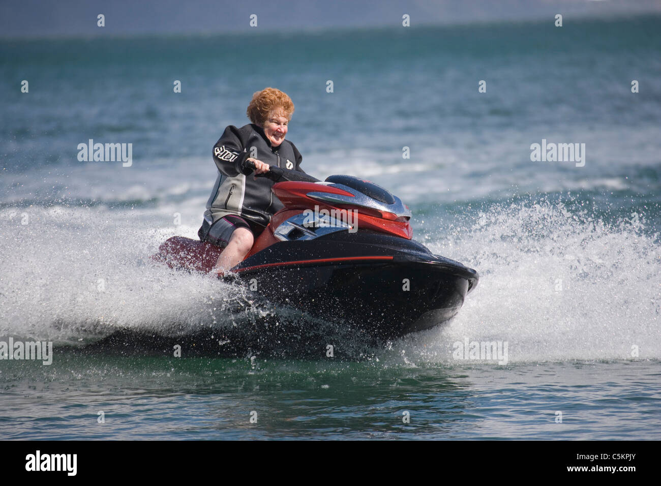 jet ski, jet skis, jet skiing, jetski, jetskiing, fun, speed, fast, water, human, person, thrill, excitement, adrenalin, Stock Photo