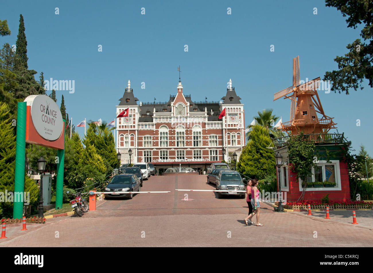 Centraal Central Station Amsterdam Turkish  Hotel in Kemer Turkey Stock Photo