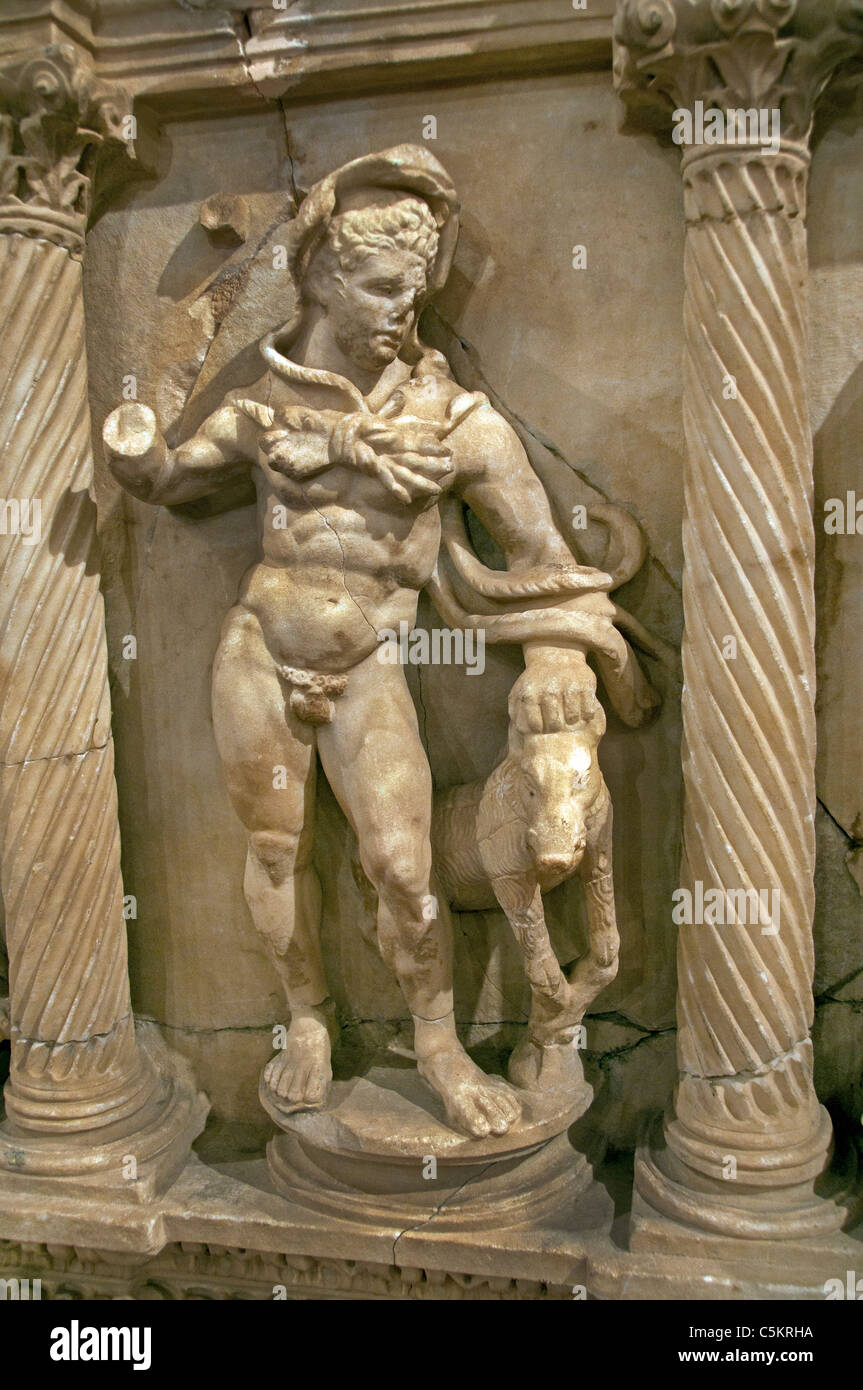SarcophagusTomb Roman Perge Perga 2 Cent AD Turkey Stock Photo