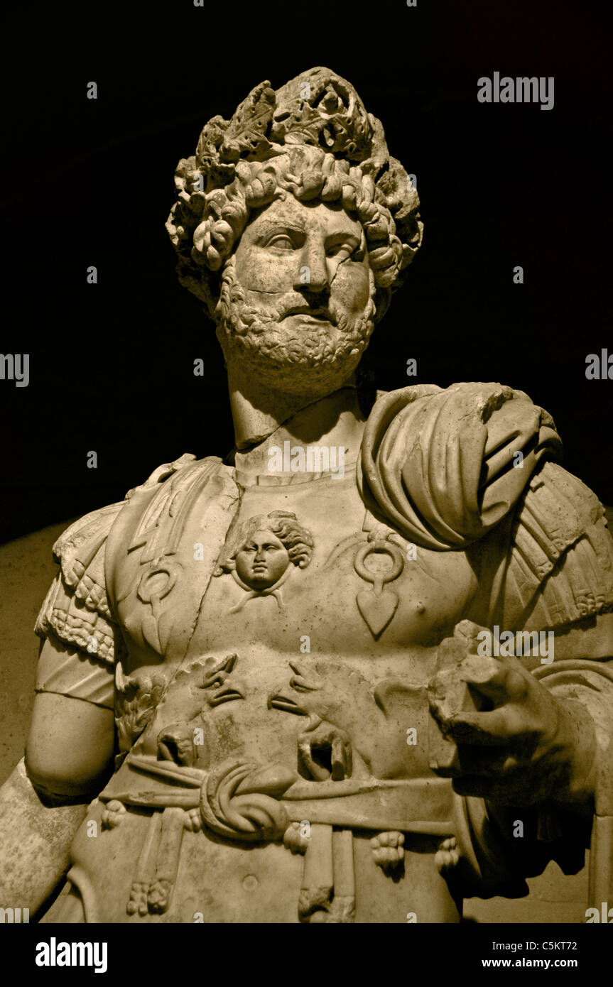 Hadrian Roman Emperor Cent AD Perge Perga Turkey Stock Photo - Alamy