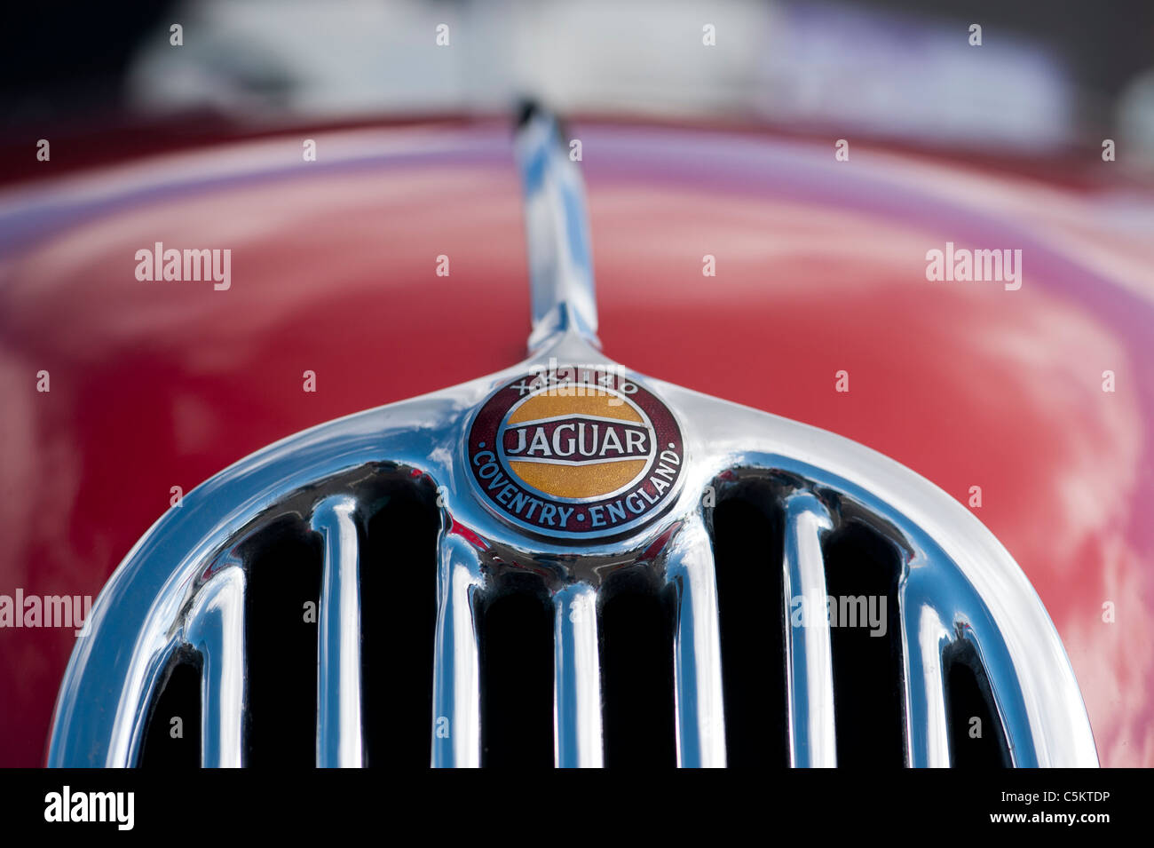 Jaguar xk 140 grille badge hi-res stock photography and images - Alamy