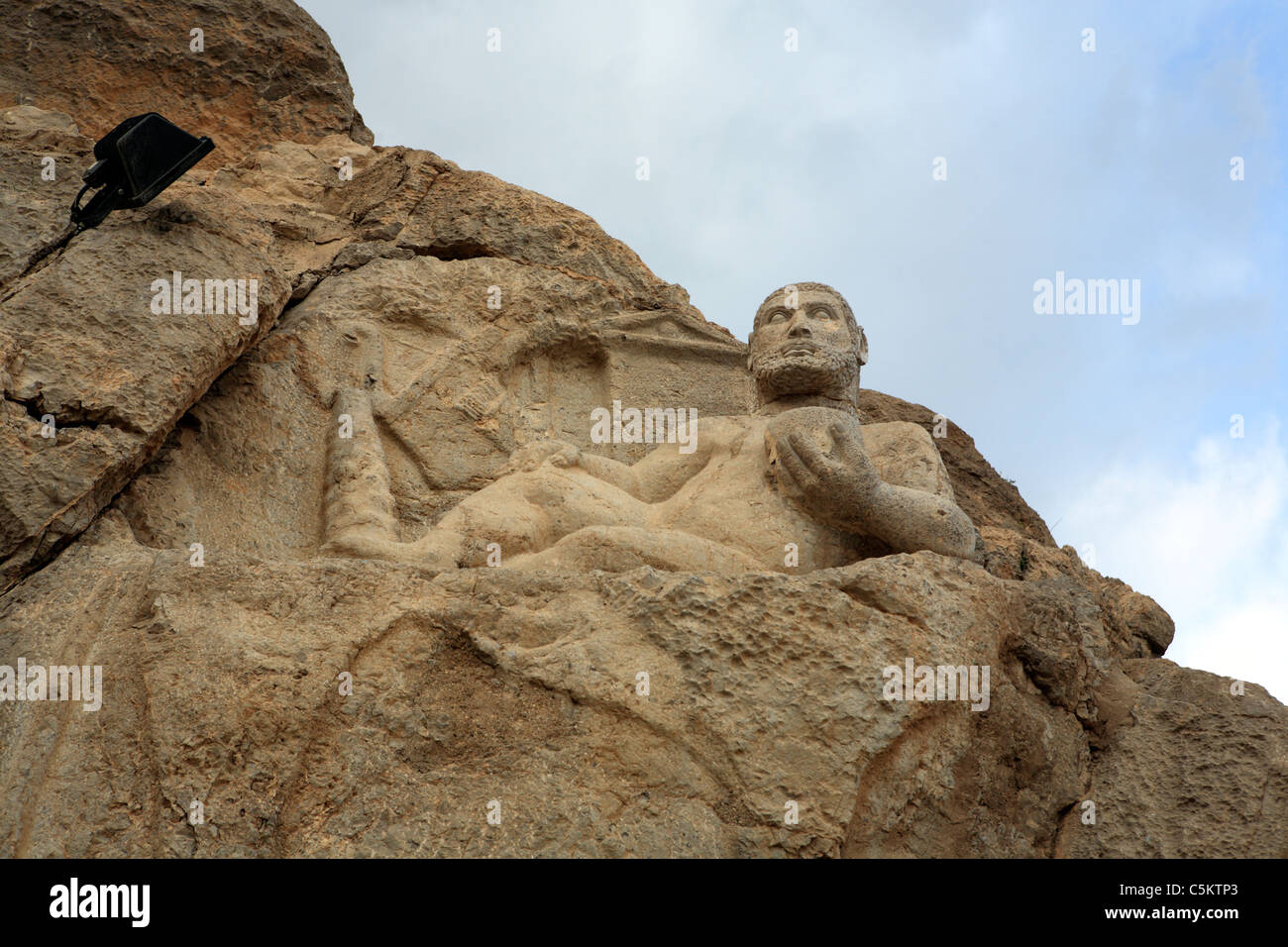 Behistoun (Bisoutun), province Kermanshah, Iran Stock Photo