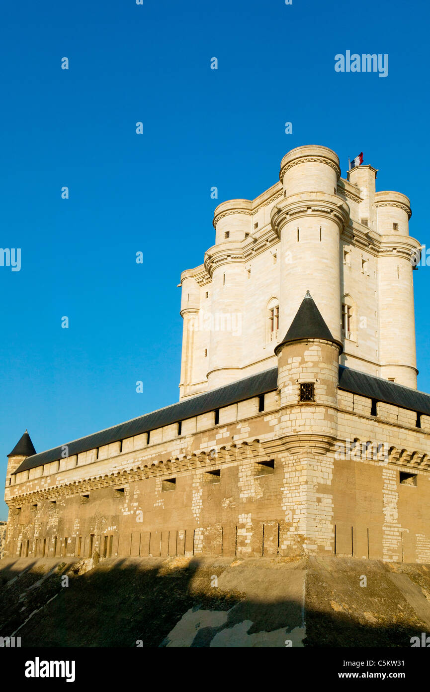 Castle Of Vincennes, Paris, France Stock Photo