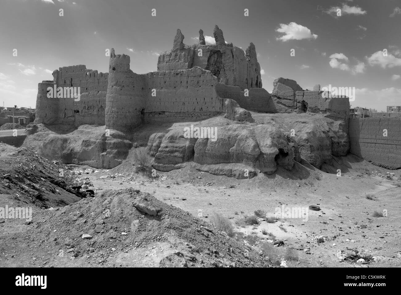 Old citadel, Nain, province Isfahan, Iran Stock Photo
