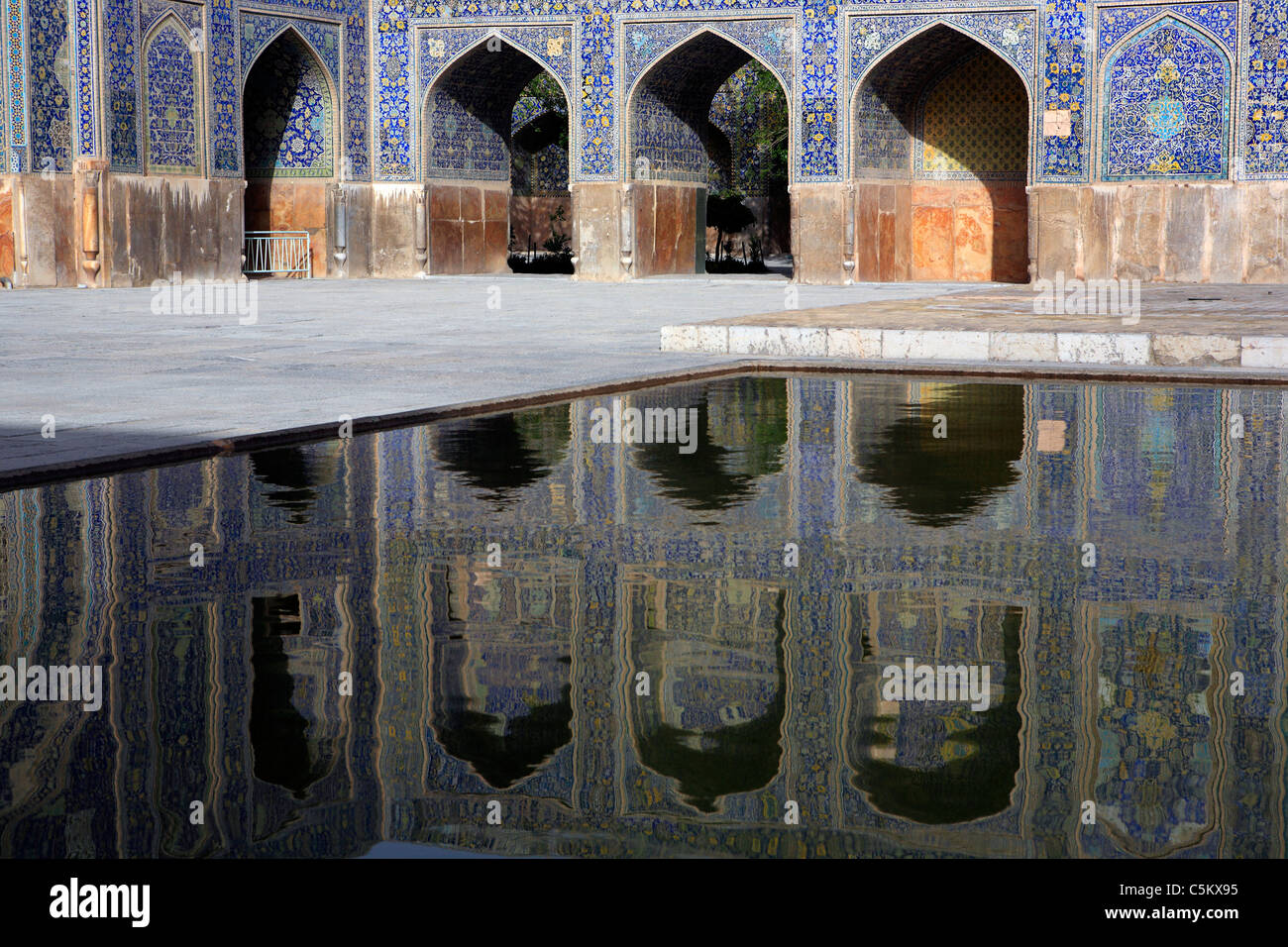 Imam (former Shah) mosque (1612-1630), Isfahan, Iran Stock Photo