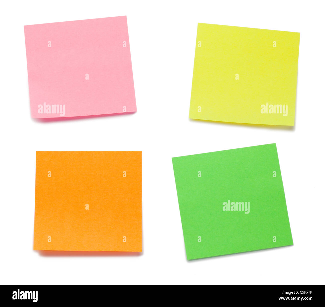 Pink post it Cut Out Stock Images & Pictures Alamy
