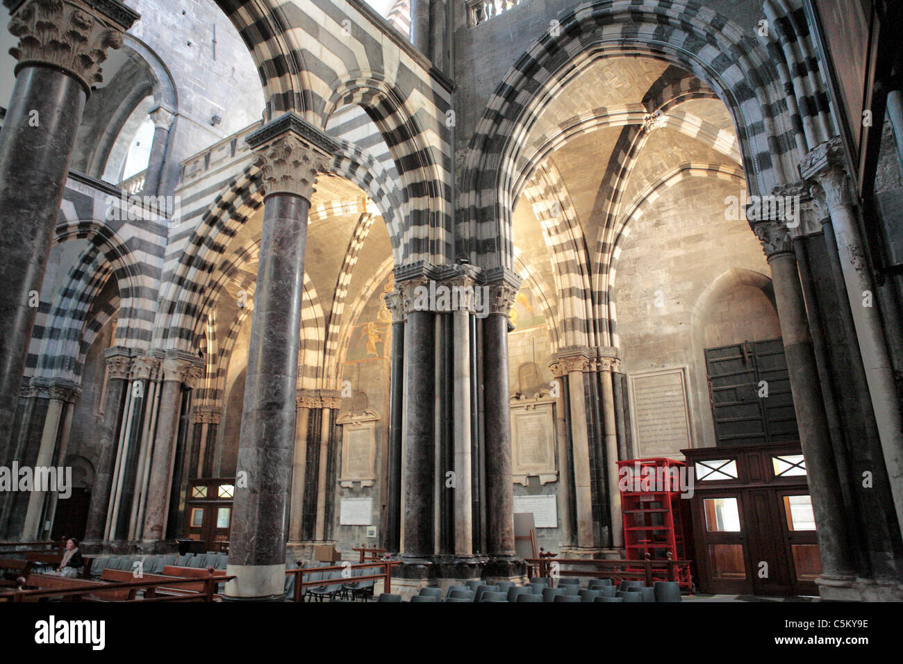 Cathedral (12th century), Genova, Liguria, Italy Stock Photo