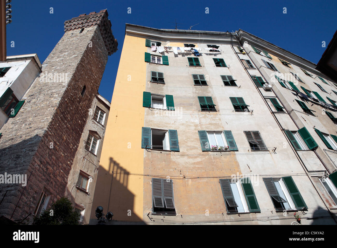 Old city, Genova, Liguria, Italy Stock Photo