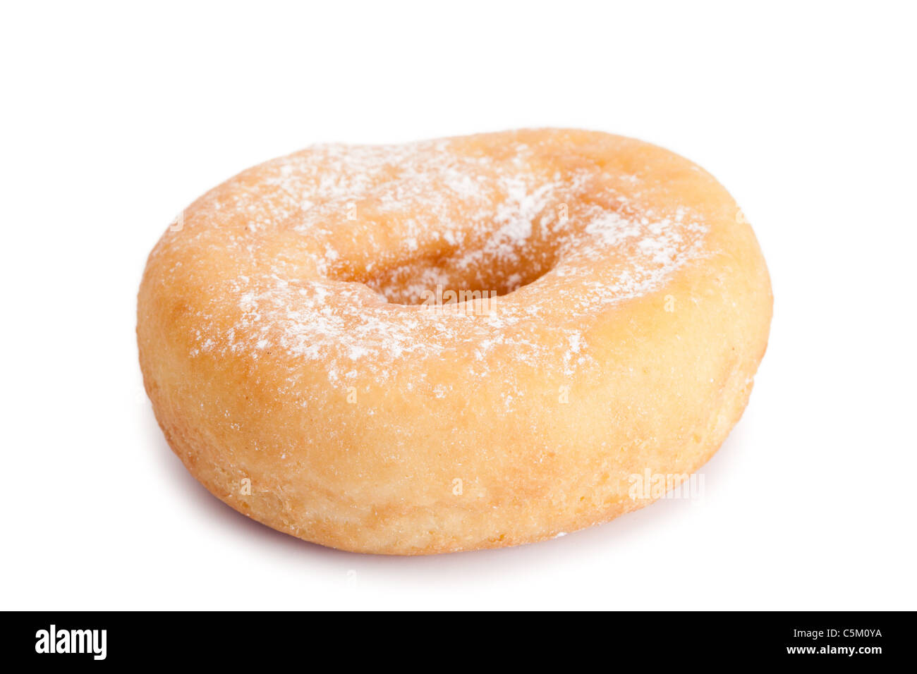 Doughnut with icing sugar Stock Photo