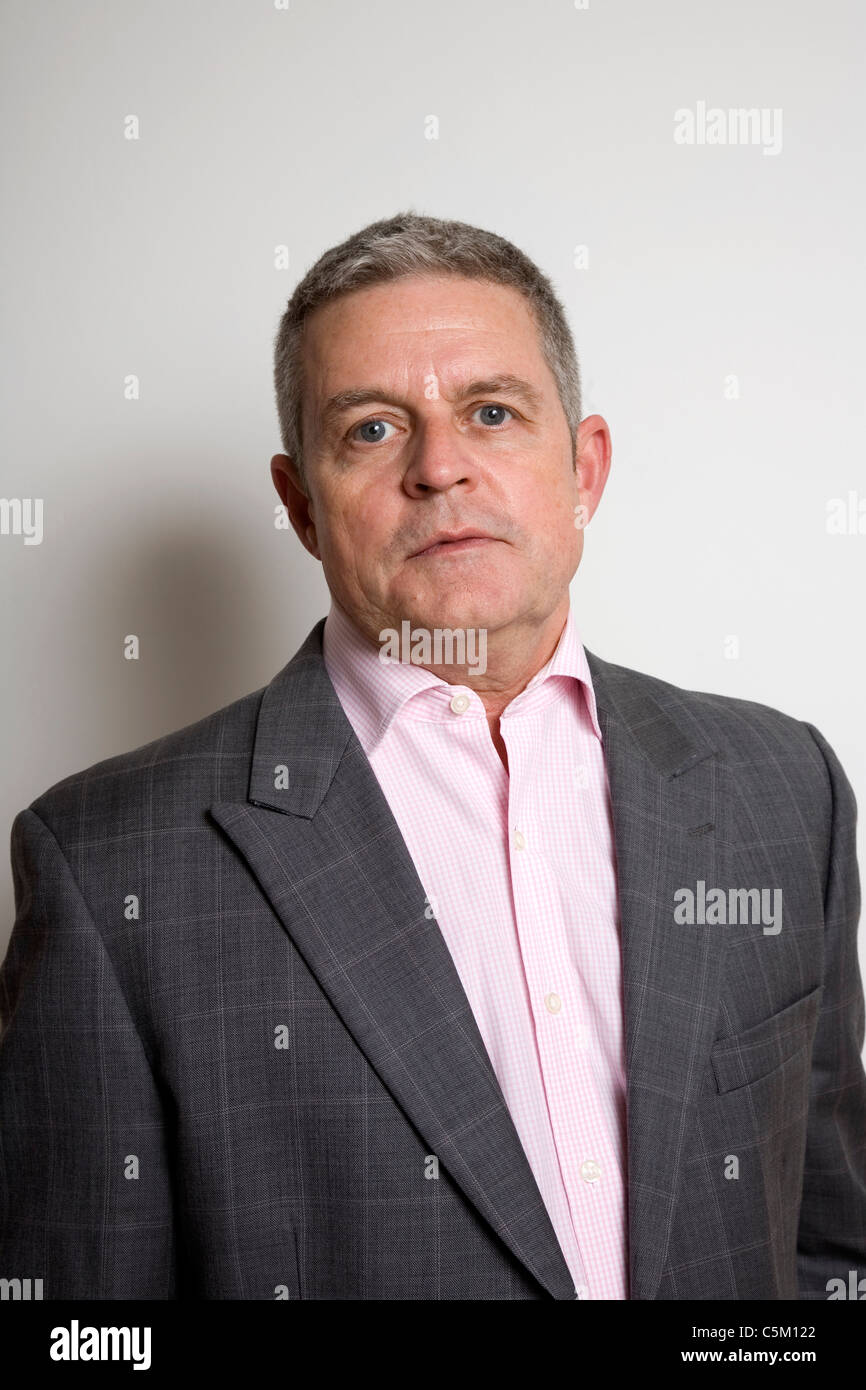 Mature male business suit portrait Stock Photo - Alamy