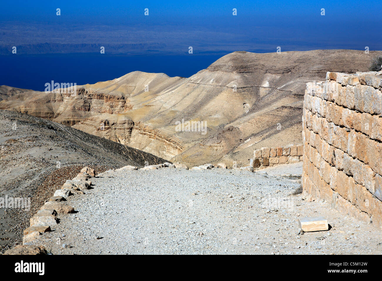 Fortress of Herodes the Great (1 century BC), Machaerus, near Madaba ...