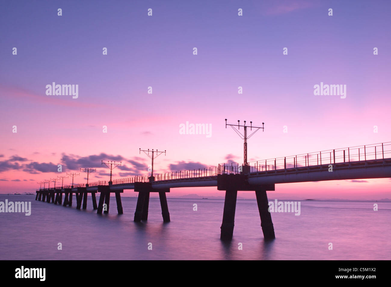 airplane navigational lights on the sea Stock Photo Alamy