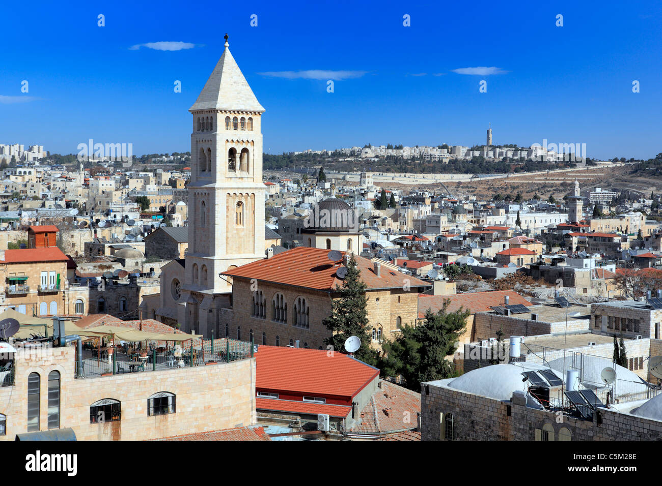 Syrian church of St. Mark (12th century), Jerusalem, Israel Stock Photo