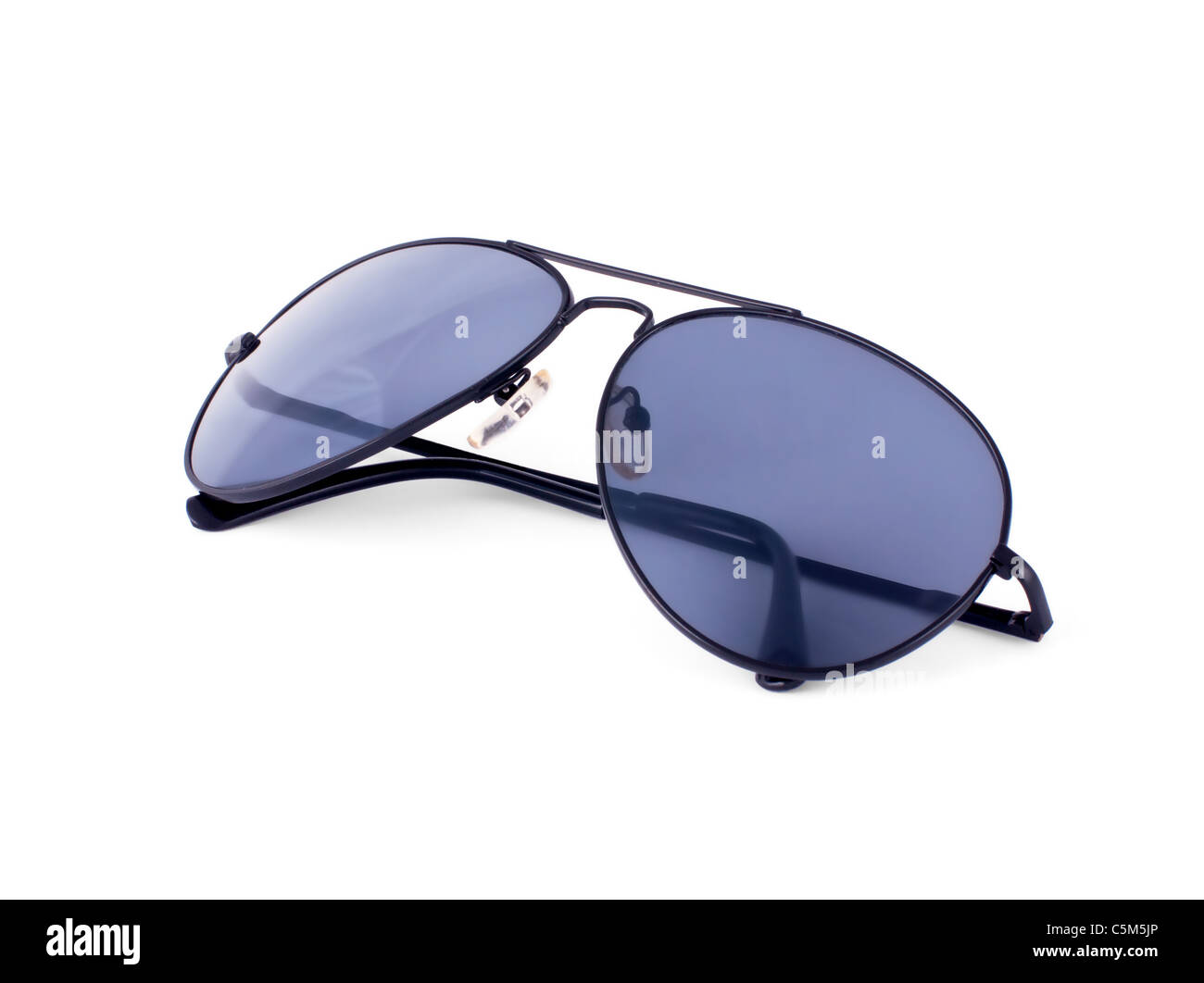 Aviator sunglasses isolated on white background Stock Photo