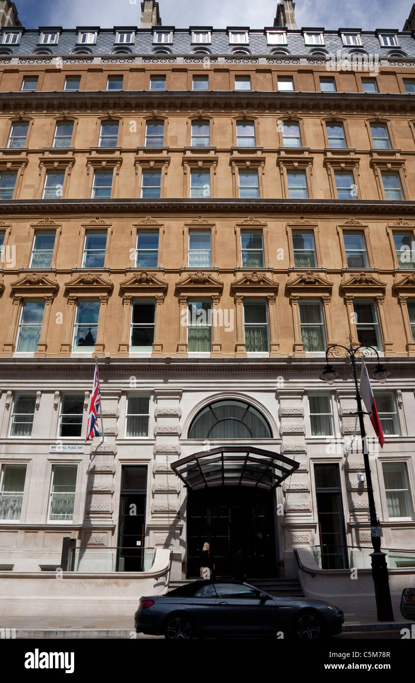 Corinthia Hotel, Whitehall Place, London Stock Photo