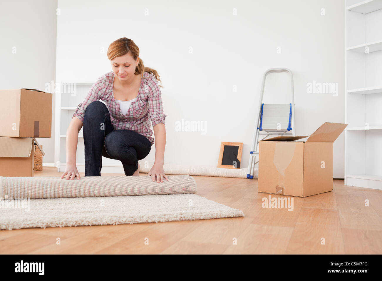 Rolling carpet hires stock photography and images Alamy