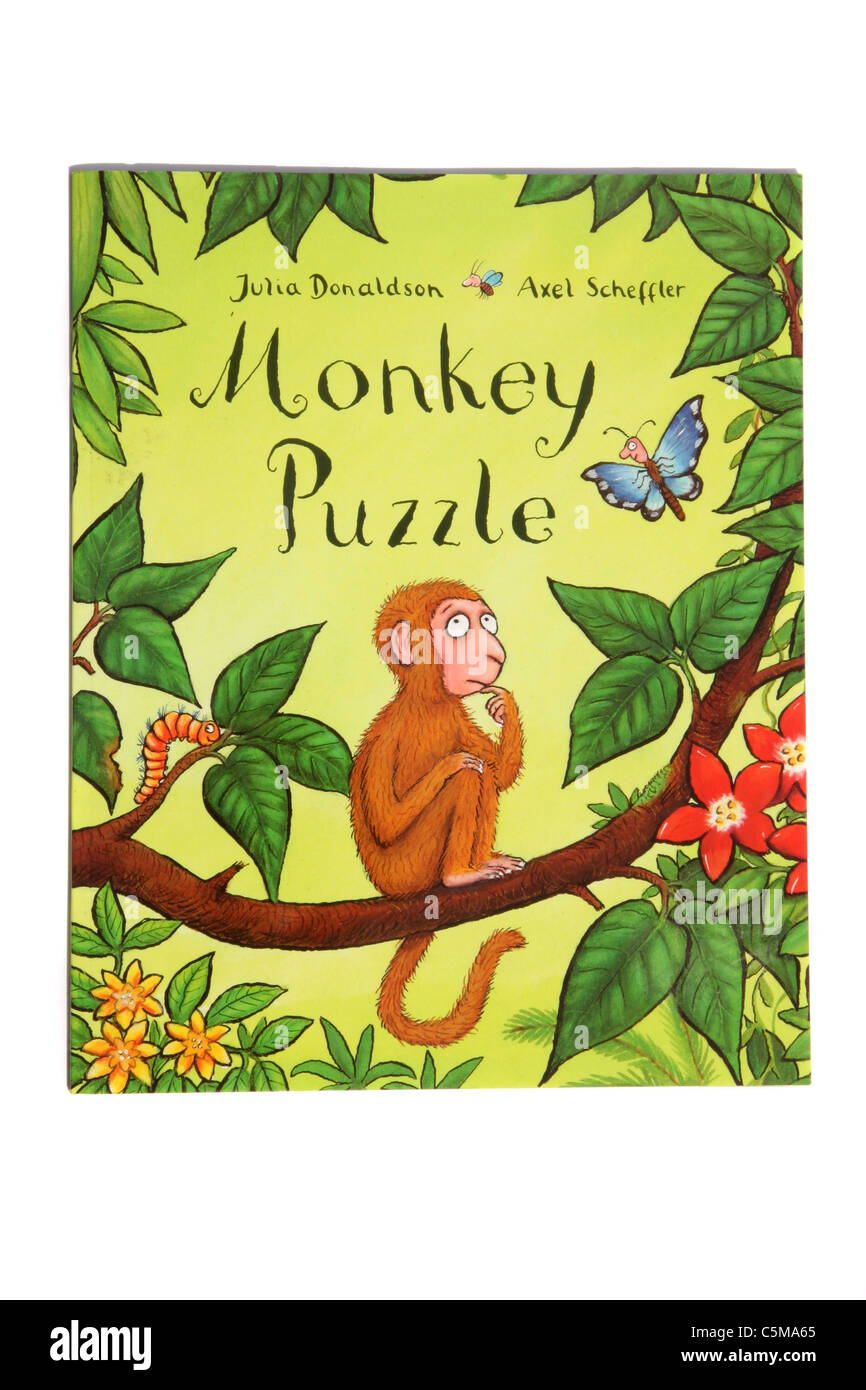Monkey Puzzle book by Julia Donaldson and Axel Scheffler Stock Photo