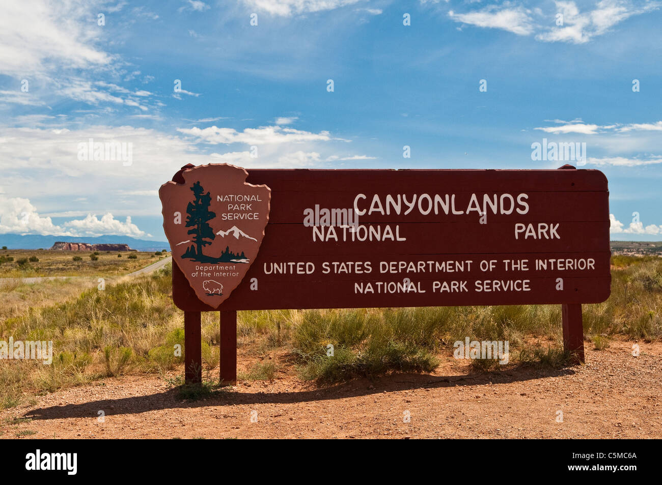 Canyonlands National Park Entrance Entrance Sign, Canyonlands National Park, Utah, Usa Stock Photo - Alamy