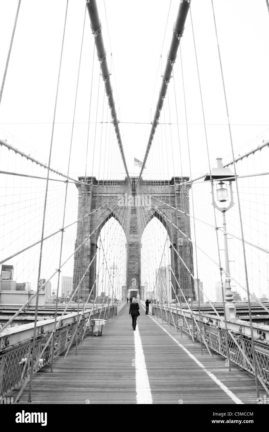 Brooklyn bridge new york Stock Photo Alamy