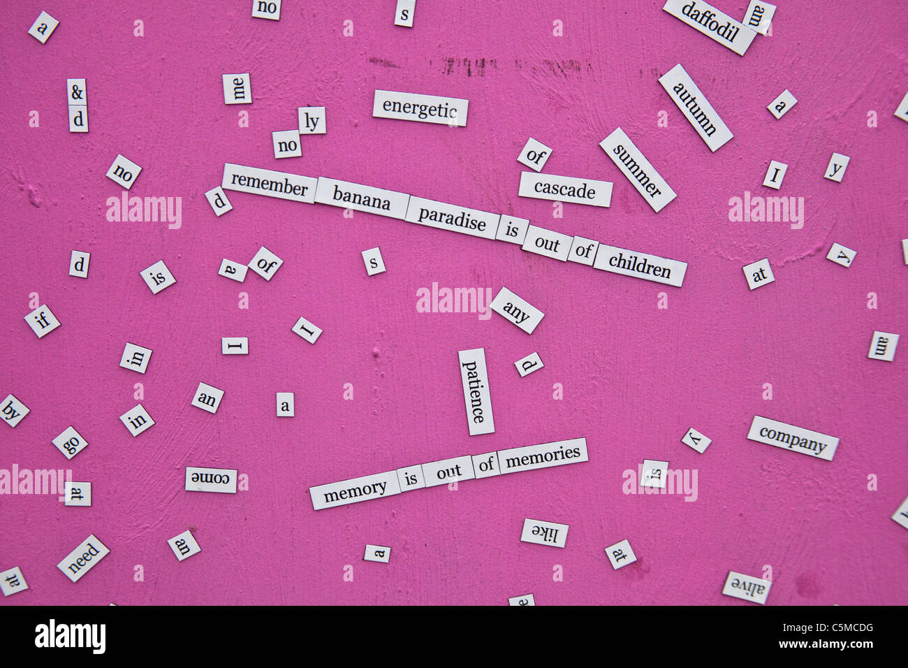 poetry board at latitude festival 2011 hires stock