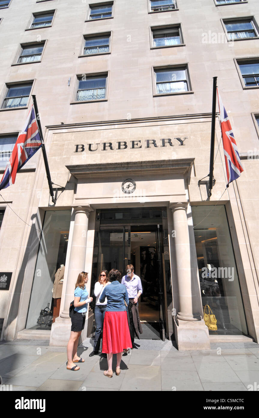 Burberry Store Bond Street London Stock Photo Alamy