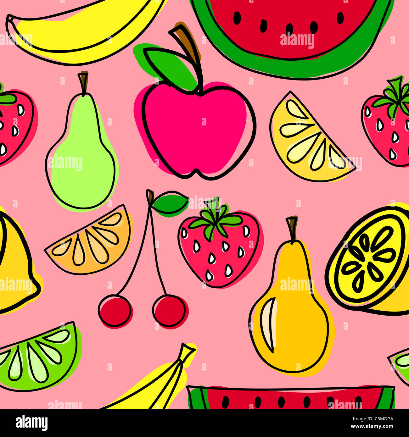 Fruit background - seamless - exclusive to Alamy Stock Photo - Alamy