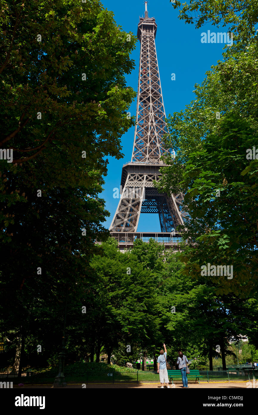 The Eiffel Tower, Paris, France Stock Photo