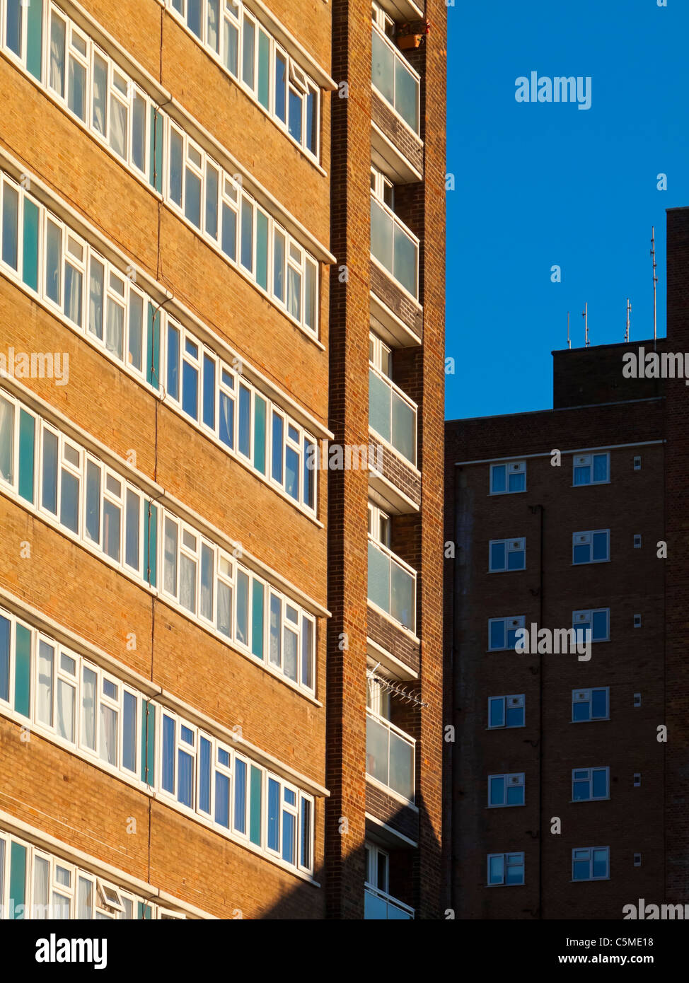 Trelawney Estate in Hackney East London built in the 1960s with high