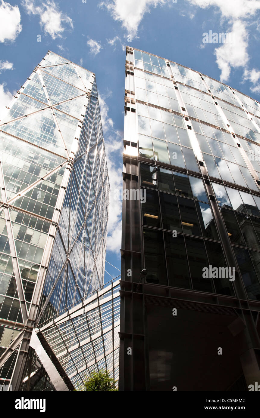 Broadgate Tower seen from Primrose Street, London, designed by Skidmore ...