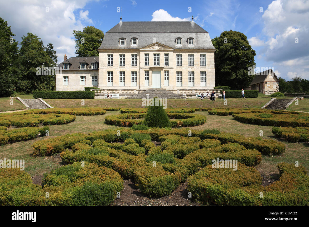 Jumièges Chateau Normandy France Stock Photo