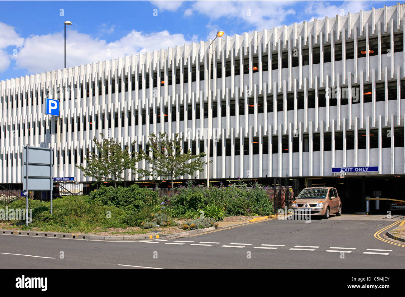 Multistorey car park for the shopping center in Weymouth Dorset Stock