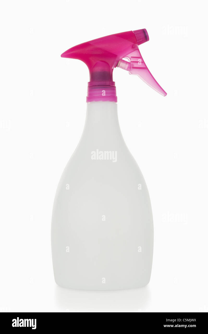 Pink spray bottle Stock Photo - Alamy