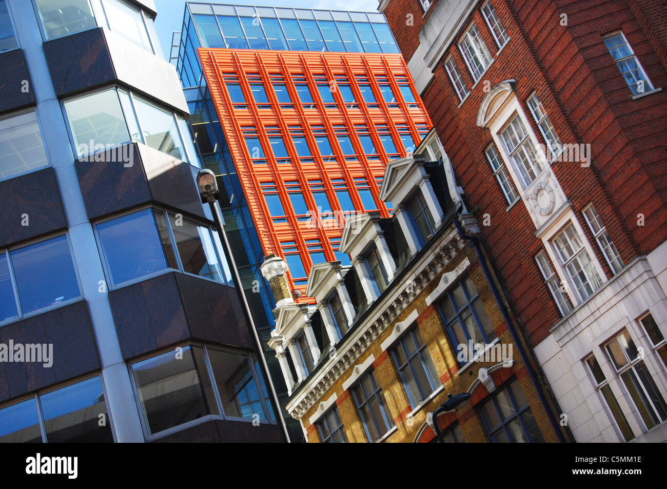 Housing and office blocks in Central London United Kingdom Stock Photo